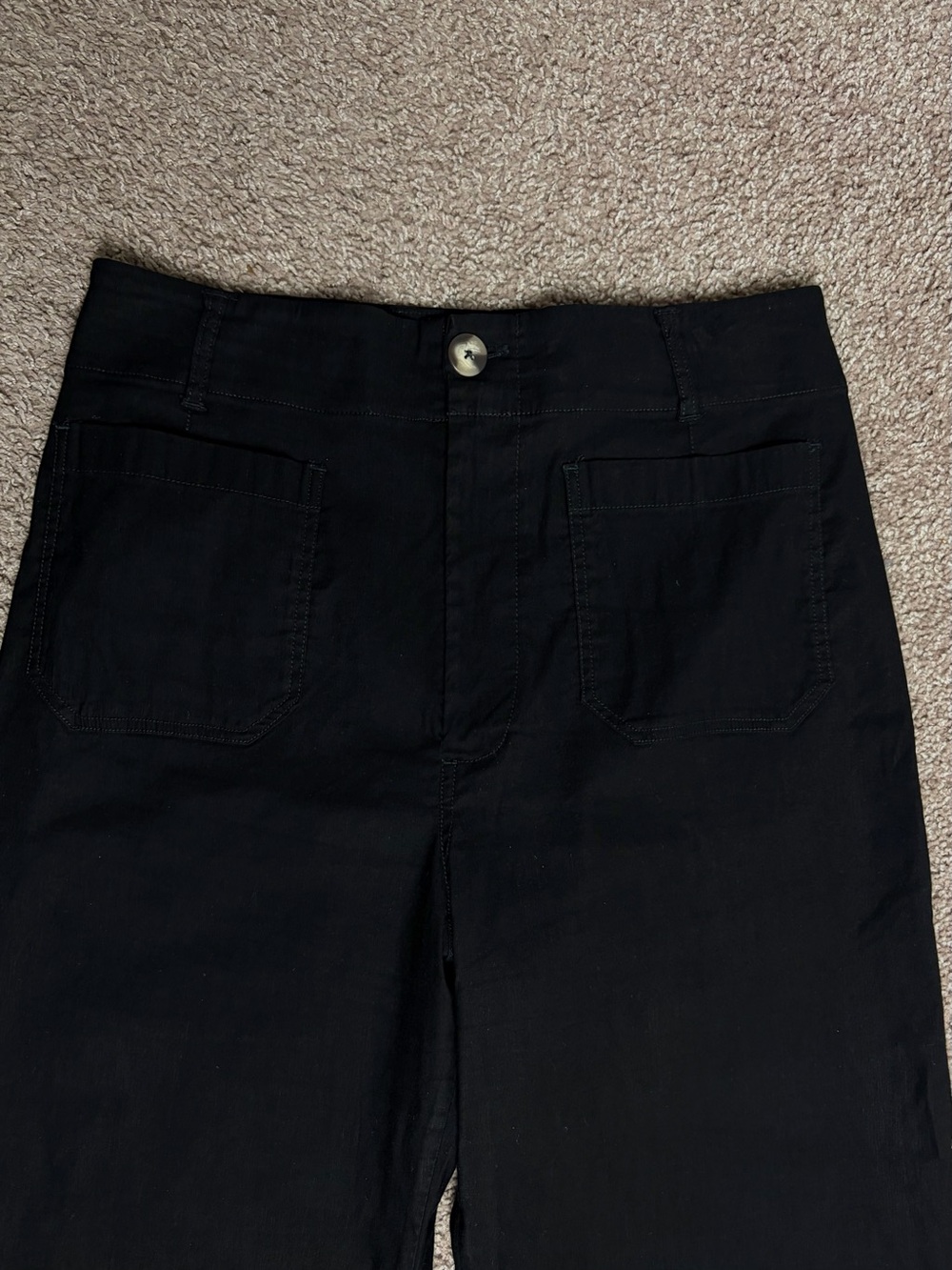 MAEVE The Colette Magic Fabric Crop Wide-Leg Pants
Black Size 32 - Picture 5 of 9